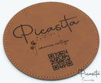 Posavasos de Cuero Sintético