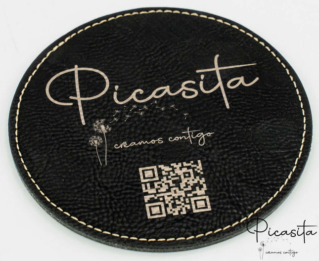 Posavasos de Cuero Sintético