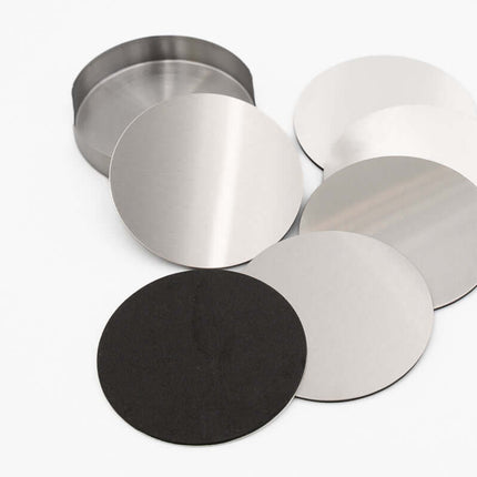 Posavasos Acero Inoxidable Personalizado (Pack 6)