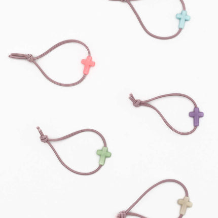 Pulseritas para Niños Cruces de Colores