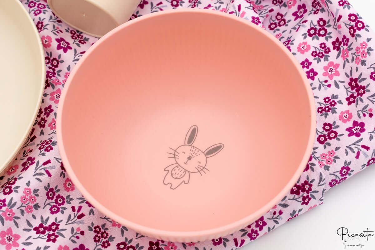 Set Vajilla Infantil Personalizada (Plato, Bol, Vaso)