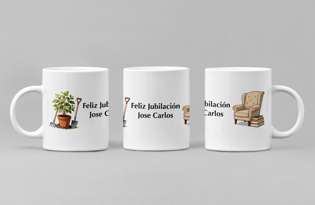 Personalisierte Tasse Geschenk zur Pensionierung
