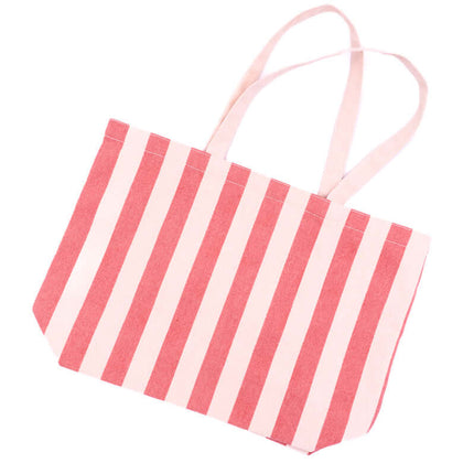 Tote Para la Piscina Rayas Rosas