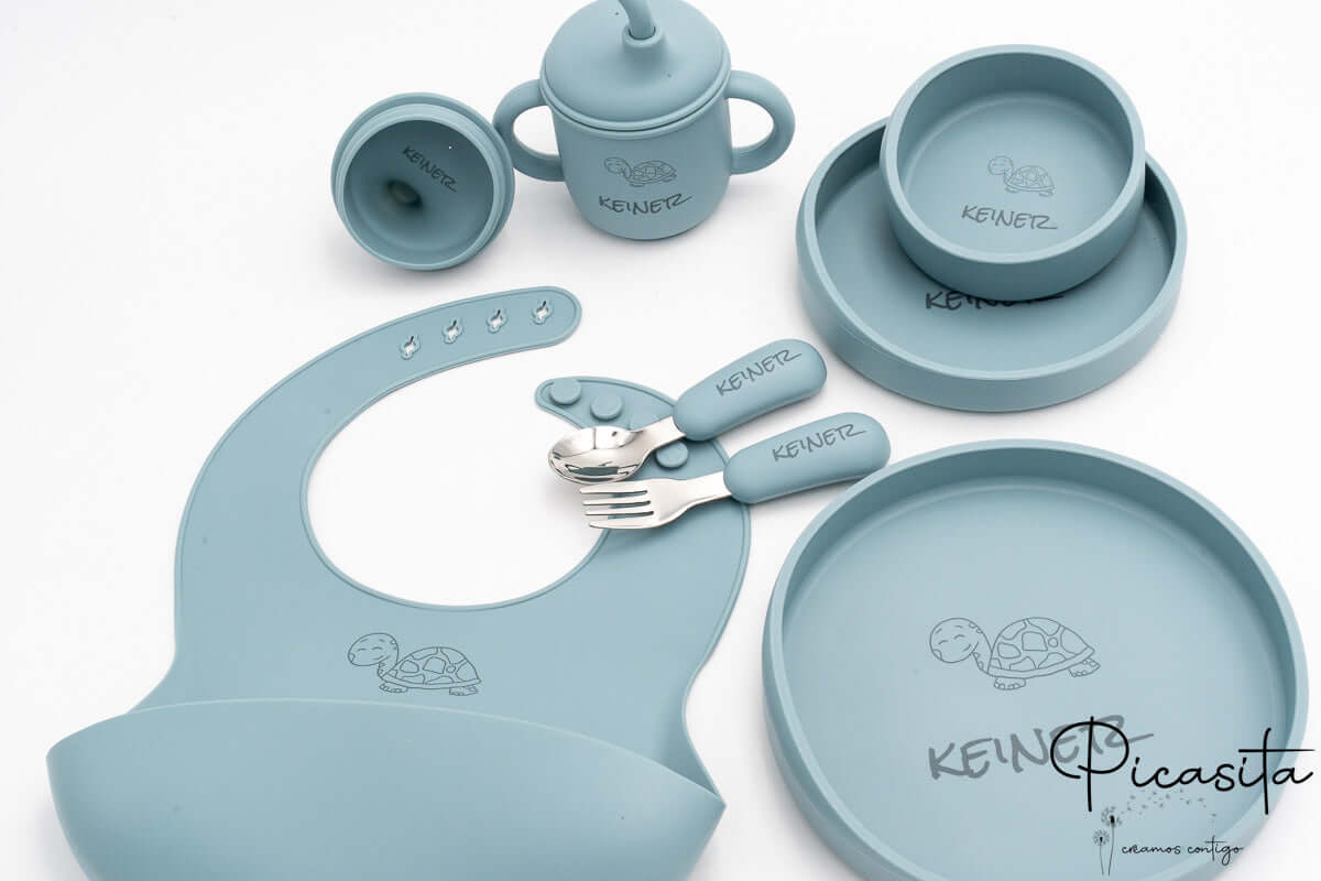 Vajilla para Bebé Personalizada 7 Piezas