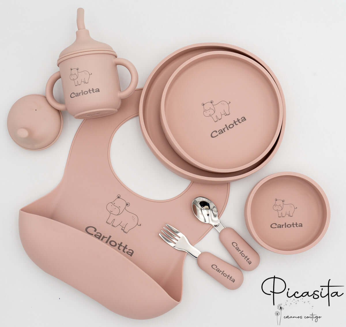 Vajilla para Bebé Personalizada 7 Piezas